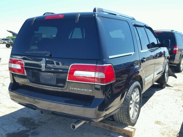 5LMFU275X7LJ00491 - 2007 LINCOLN NAVIGATOR BLACK photo 4