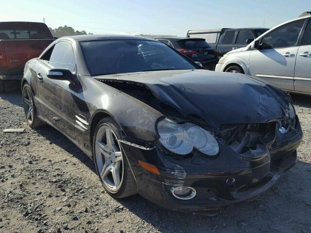 WDBSK71F57F120171 - 2007 MERCEDES-BENZ SL 550 BLACK photo 1