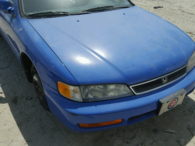 1HGCD556XVA044408 - 1997 HONDA ACCORD EX BLUE photo 10