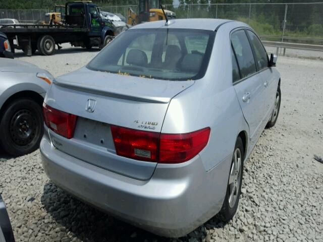 JHMCN36495C008743 - 2005 HONDA ACCORD SILVER photo 4