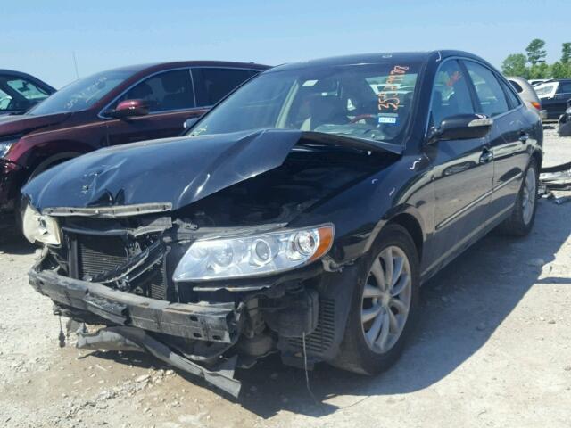 KMHFC46F58A255135 - 2008 HYUNDAI AZERA SE BLACK photo 2