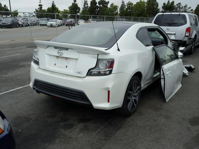 JTKJF5C75FJ012908 - 2015 TOYOTA SCION TC 白色 照片 4