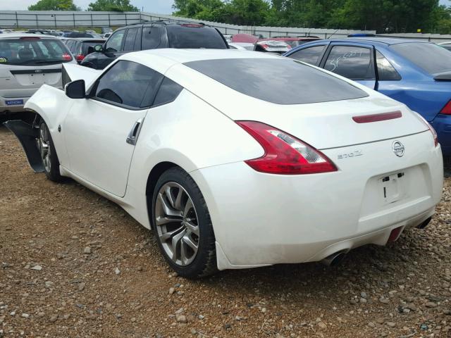 JN1AZ4EH0EM634783 - 2014 NISSAN 370Z BASE WHITE photo 3