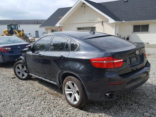 5UXFG43549L222345 - 2009 BMW X6 XDRIVE3 BLACK photo 3