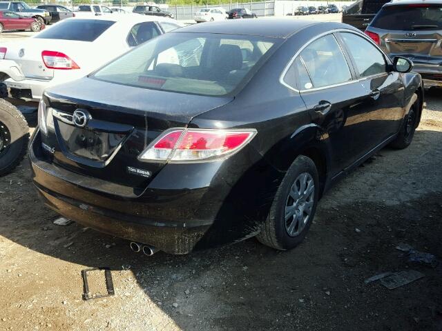 1YVHZ8BH9C5M15474 - 2012 MAZDA 6 I BLACK photo 4