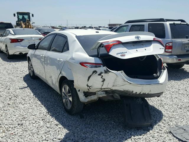 5YFBPRHE9EP089136 - 2014 TOYOTA COROLLA EC 白色 照片 3