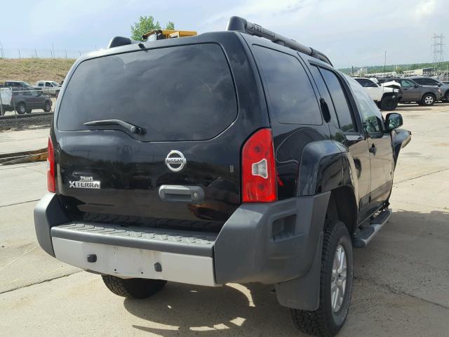 5N1AN0NW2EN815163 - 2014 NISSAN XTERRA X BLACK photo 4