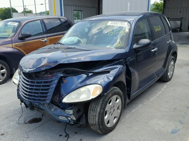 3C4FY48B43T530382 - 2003 CHRYSLER PT CRUISER BLUE photo 2