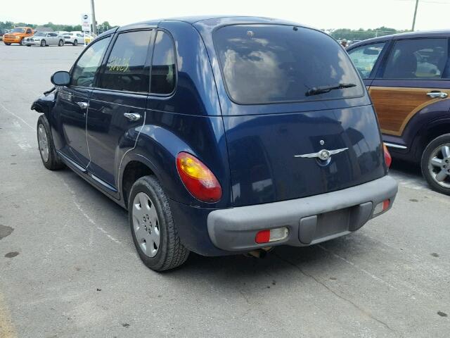 3C4FY48B43T530382 - 2003 CHRYSLER PT CRUISER BLUE photo 3