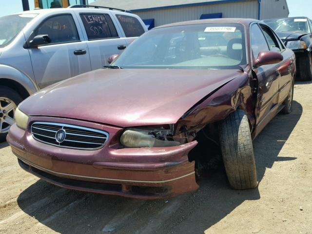 2G4WB52K2X1445835 - 1999 BUICK REGAL LS 栗色 照片 2