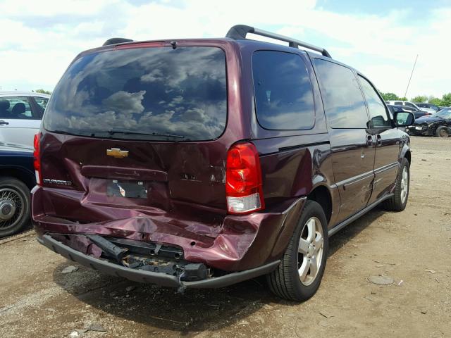 1GNDV33198D182947 - 2008 CHEVROLET UPLANDER L MAROON photo 4