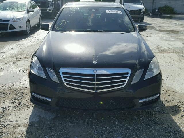 WDDHF5KB5DA689164 - 2013 MERCEDES-BENZ E350 BLACK photo 9