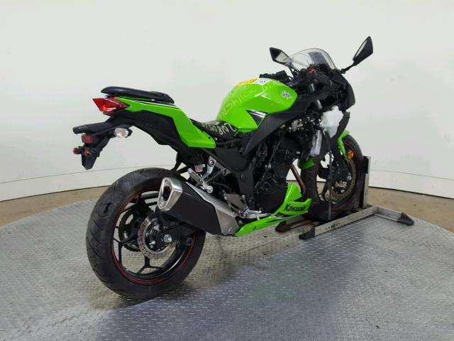 JKAEX8B1XEA000363 - 2014 KAWASAKI EX300 B GREEN photo 8