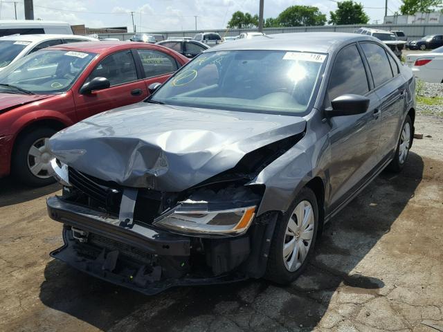 3VW2K7AJ2CM383232 - 2012 VOLKSWAGEN JETTA BASE 灰色 照片 2