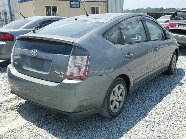 JTDKB20U153033192 - 2005 TOYOTA PRIUS GRAY photo 4