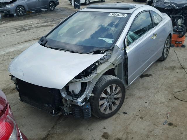 2HGFG1B93BH501455 - 2011 HONDA CIVIC EXL SILVER photo 2