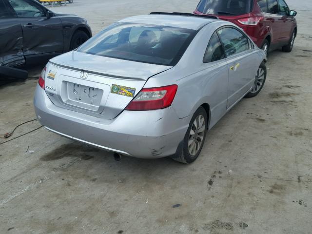 2HGFG1B93BH501455 - 2011 HONDA CIVIC EXL SILVER photo 4