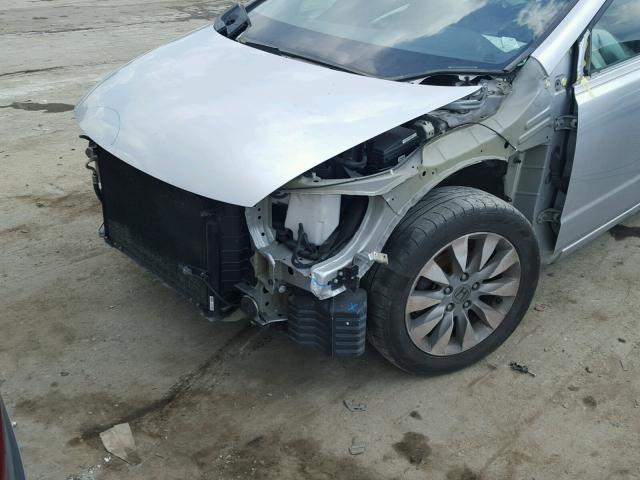 2HGFG1B93BH501455 - 2011 HONDA CIVIC EXL SILVER photo 9