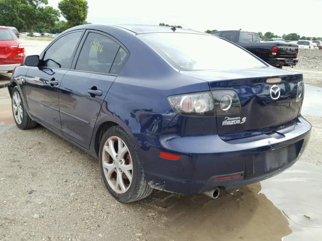 JM1BK32FX81122182 - 2008 MAZDA 3 I BLUE photo 3