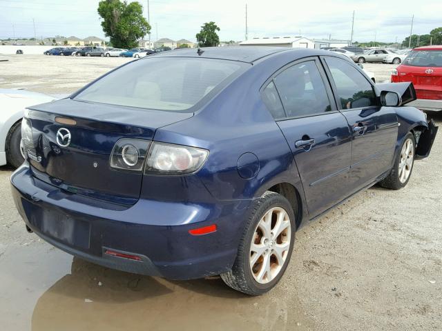 JM1BK32FX81122182 - 2008 MAZDA 3 I BLUE photo 4