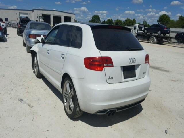 WAUBEAFM2CA079421 - 2012 AUDI A3 PREMIUM WHITE photo 3