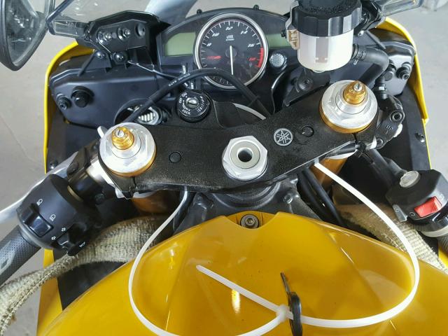 JYARJ16E28A003934 - 2008 YAMAHA YZFR6 YELLOW photo 5