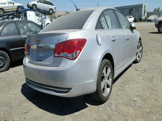 1G1PG5S94B7100415 - 2011 CHEVROLET CRUZE LT SILVER photo 4