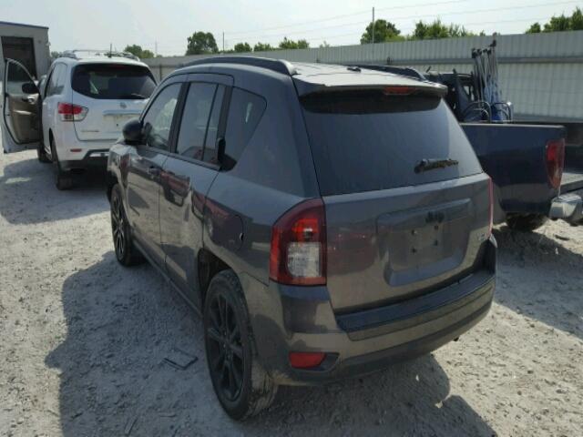 1C4NJCBA2ED886882 - 2014 JEEP COMPASS SP BLACK photo 3