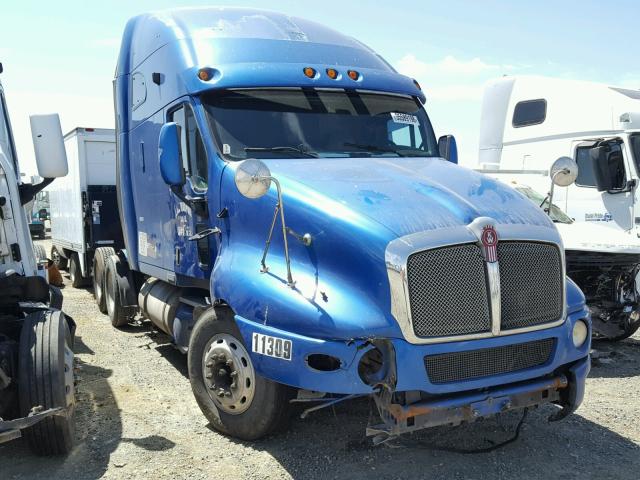 1XKTD49X29J240154 - 2009 KENWORTH CONSTRUCTI BLUE photo 1