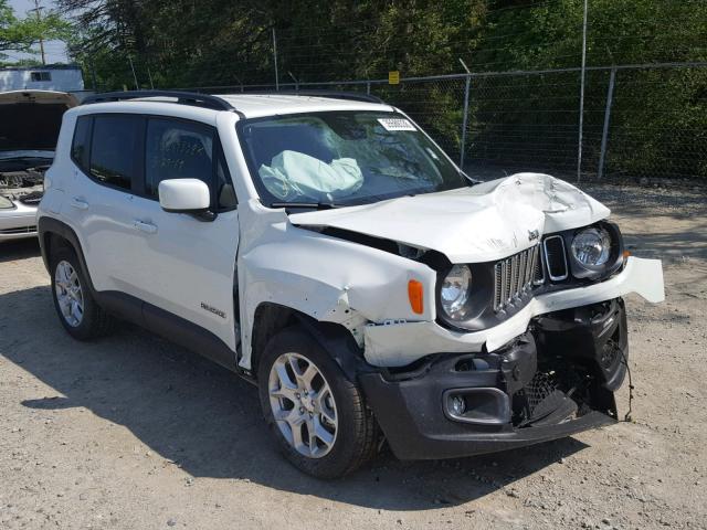 ZACCJABB5JPH11364 - 2018 JEEP RENEGADE L WHITE photo 1