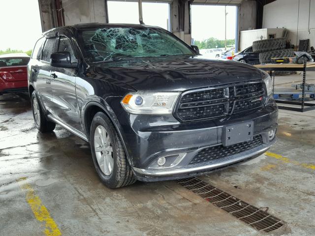 1C4RDHFG0FC766008 - 2015 DODGE DURANGO SS BLACK photo 1