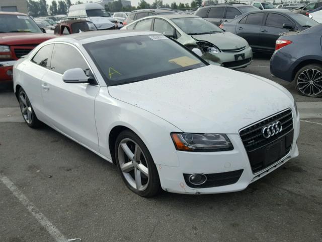 WAUDK78TX9A029867 - 2009 AUDI A5 QUATTRO WHITE photo 1