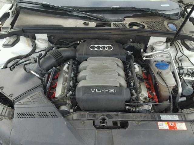 WAUDK78TX9A029867 - 2009 AUDI A5 QUATTRO WHITE photo 7