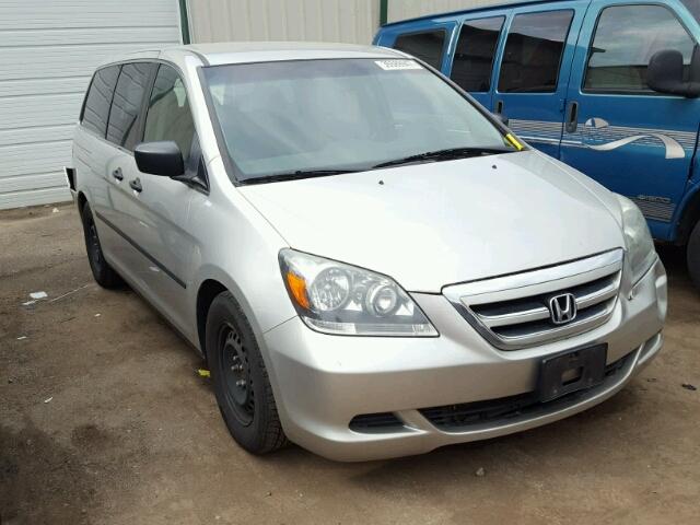 5FNRL38227B054286 - 2007 HONDA ODYSSEY LX SILVER photo 1