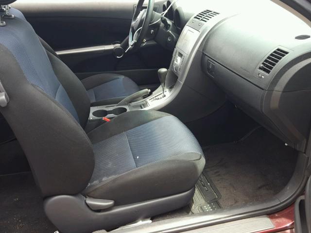 JTKDE177760121976 - 2006 TOYOTA SCION TC 勃艮第红 照片 5