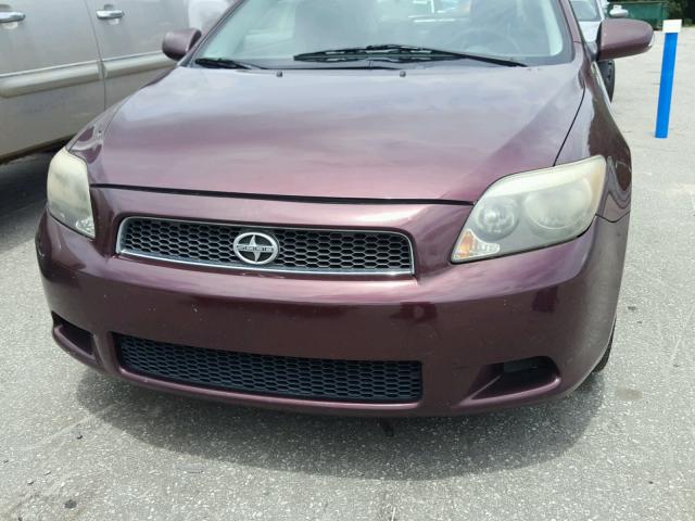 JTKDE177760121976 - 2006 TOYOTA SCION TC 勃艮第红 照片 9