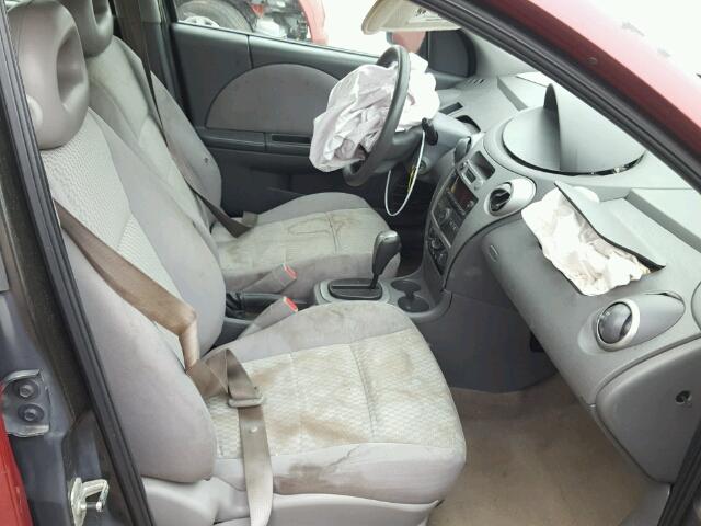 1G8AJ55F57Z178112 - 2007 SATURN ION LEVEL RED photo 5