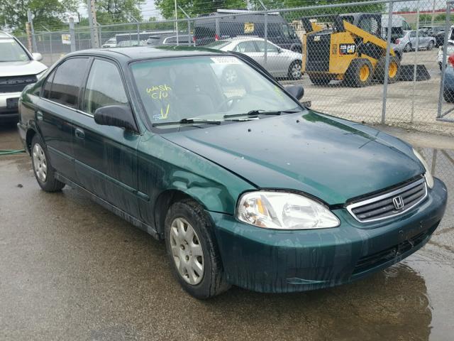 2HGEJ6615XH518750 - 1999 HONDA CIVIC BASE 绿色 照片 1