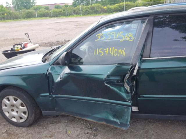 2HGEJ6615XH518750 - 1999 HONDA CIVIC BASE 绿色 照片 9