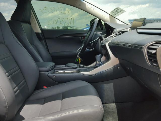 JTJYARBZ1G2027851 - 2016 LEXUS NX 200T WHITE photo 5