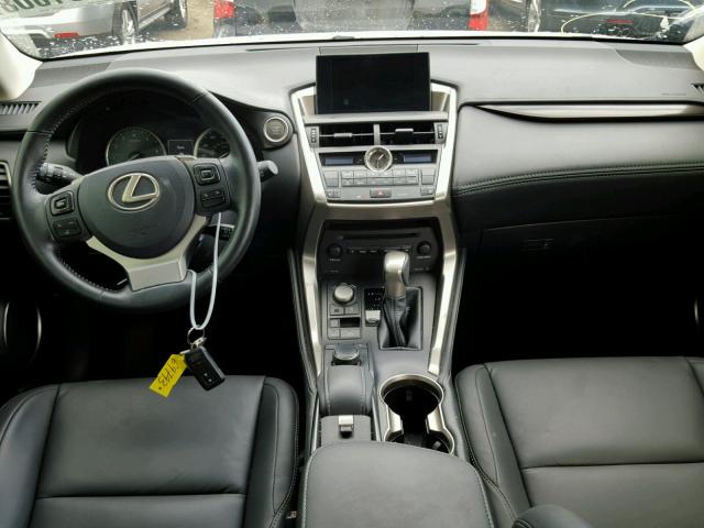 JTJYARBZ1G2027851 - 2016 LEXUS NX 200T WHITE photo 9