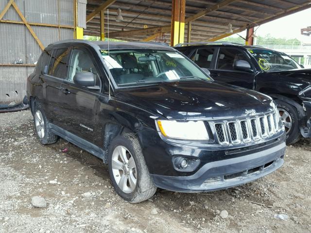 1C4NJCBB9CD502537 - 2012 JEEP COMPASS SP BLACK photo 1