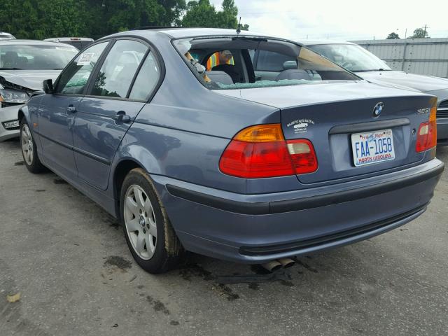 WBAAM3331XCA81082 - 1999 BMW 323I BLUE photo 3