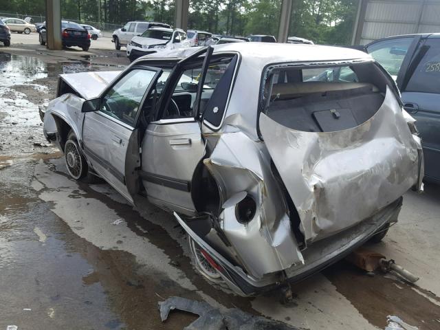 1G3AM54N5L6347918 - 1990 OLDSMOBILE CUTLASS CI SILVER photo 3