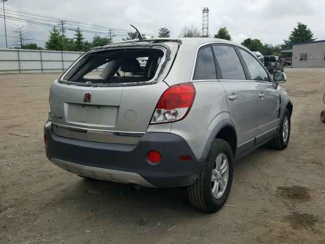 3GSCL33P98S640523 - 2008 SATURN VUE XE SILVER photo 4
