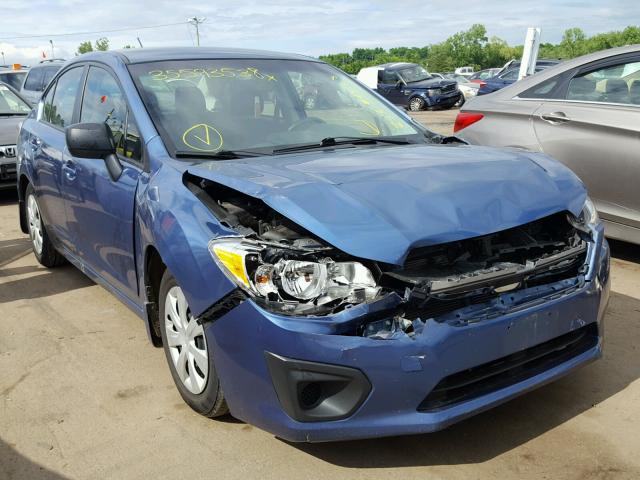 JF1GJAA68EH015350 - 2014 SUBARU IMPREZA BA BLUE photo 1