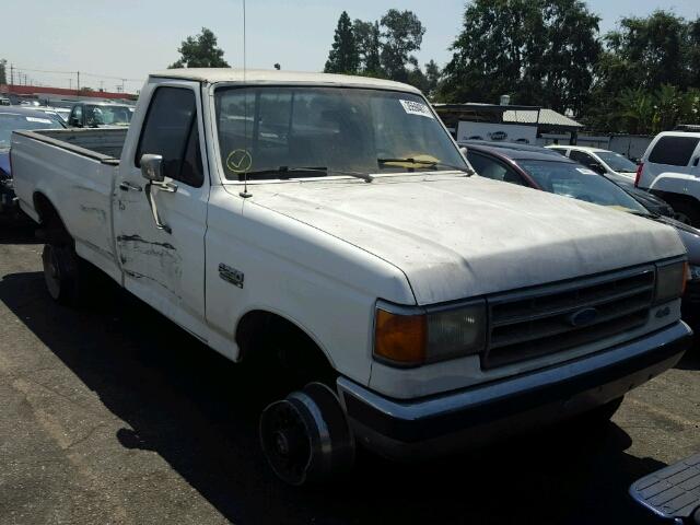 1FTHF26H6KLA25089 - 1989 FORD F250 WHITE photo 1