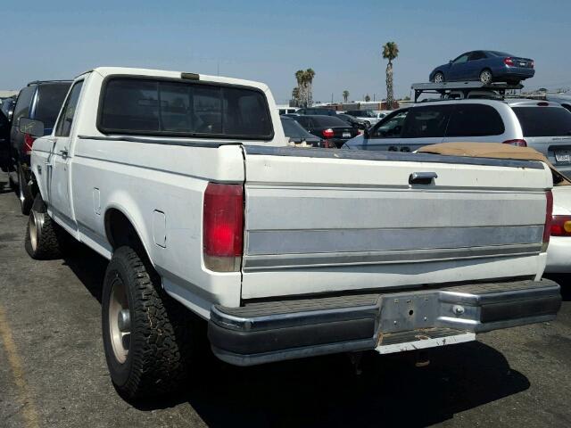 1FTHF26H6KLA25089 - 1989 FORD F250 WHITE photo 3