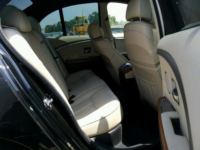 WBAHL83556DT06173 - 2006 BMW 750 I BLACK photo 6
