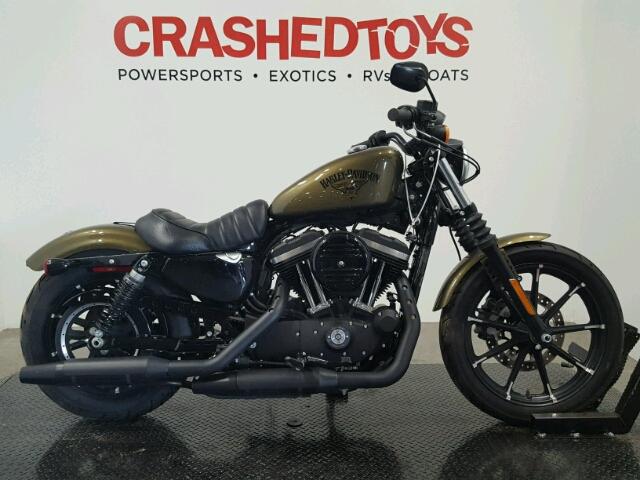 1HD4LE218HC436857 - 2017 HARLEY-DAVIDSON XL883 IRON GREEN photo 1